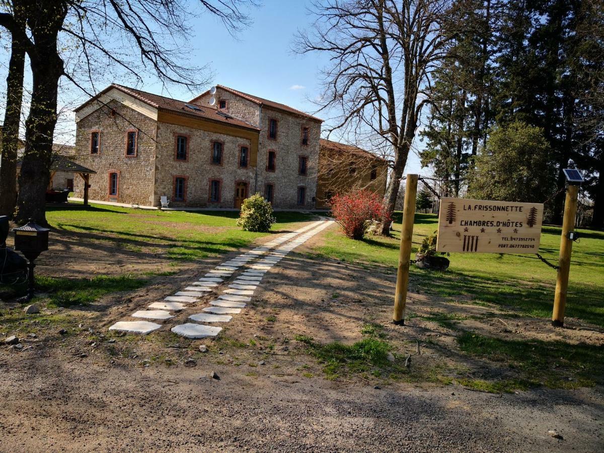 Les chambres d'hôtes de la Frissonnette Auzelles Exterior foto